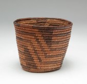 TOHONO O'ODHAM WOVEN BASKET. F