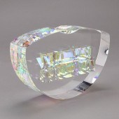 TOLAND SAND GLASS SCULPTURETol
