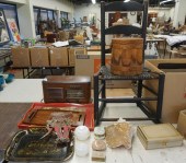 TOLE AND OTHER DECORATED TRAYS