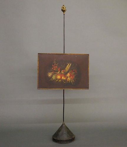 TOLE CANDLE SCREENA 19th century