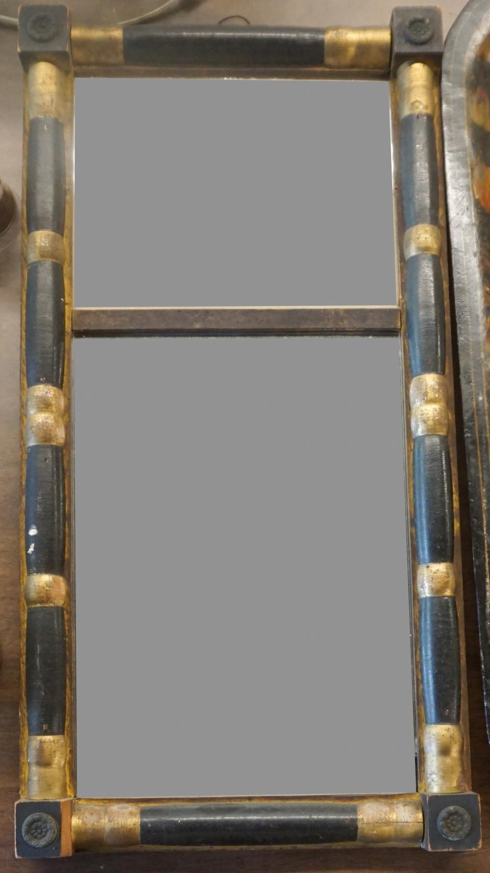 TOLE DECORATED TWO-HANDLE TRAY