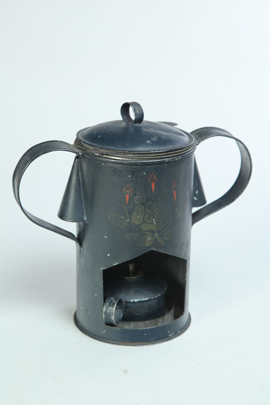TOLE FOOD WARMER.  American  mid
