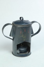 TOLE FOOD WARMER.  American  m