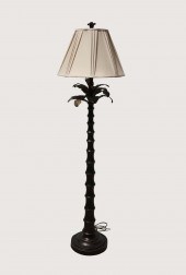 TOLE-PEINTE AND WOOD PALM TREE