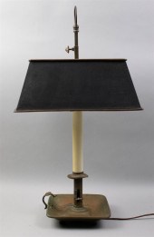 TOLE PEINTE BOUILLOTTE LAMPTOL
