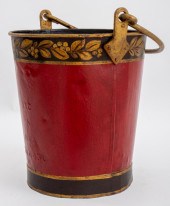 TOLE PEINTE WASTEPAPER BASKET