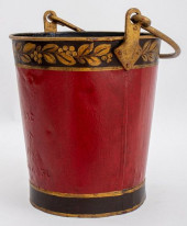 TOLE PEINTE WASTEPAPER BASKET<