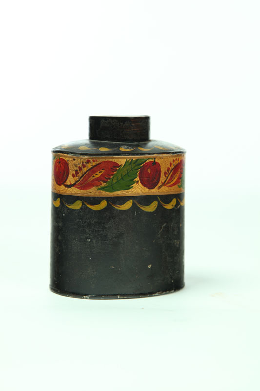 TOLE TEA CADDY.  American  2nd