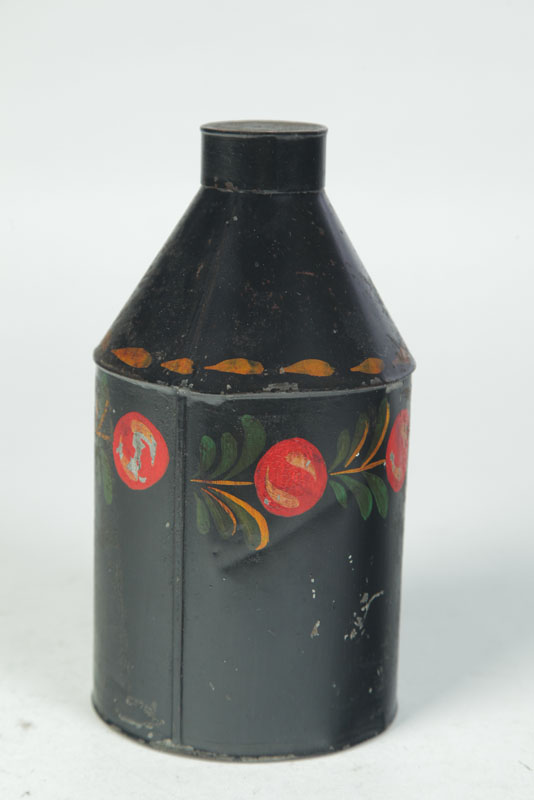 TOLE TEA CADDY.  American  2nd
