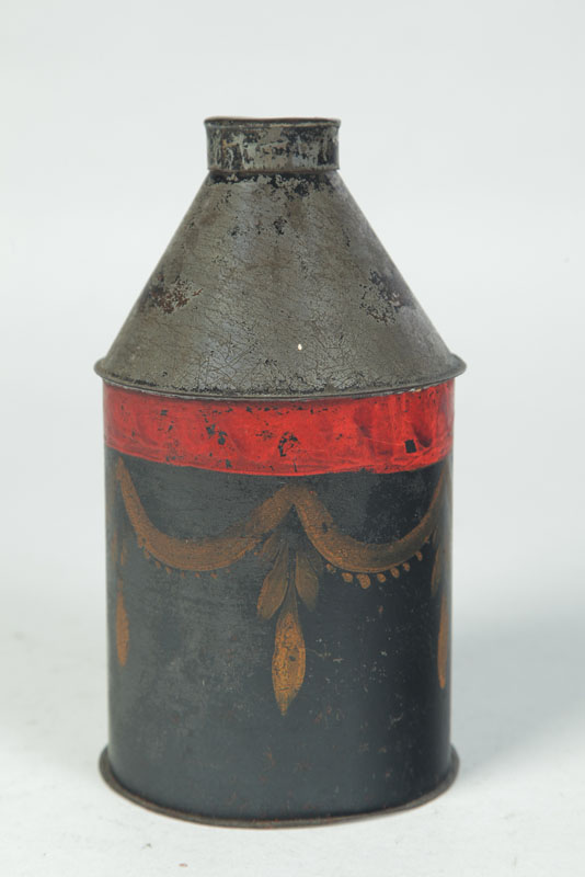 TOLE TEA CADDY.  American  2nd