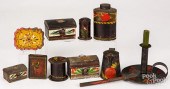 TOLEWARE, 19TH C.Toleware, 19t