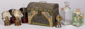 TOLEWARE BOX, FLUID LAMPS, ETC
