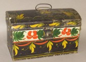 TOLEWARE DOMED DOCUMENT BOX AT