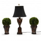 TOLEWARE STYLE CACHE POTS AND