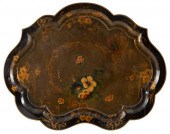 TOLEWARE TRAY LATE 19TH CENTUR