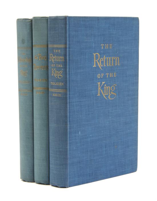 TOLKIEN J. R. Three first U.S.