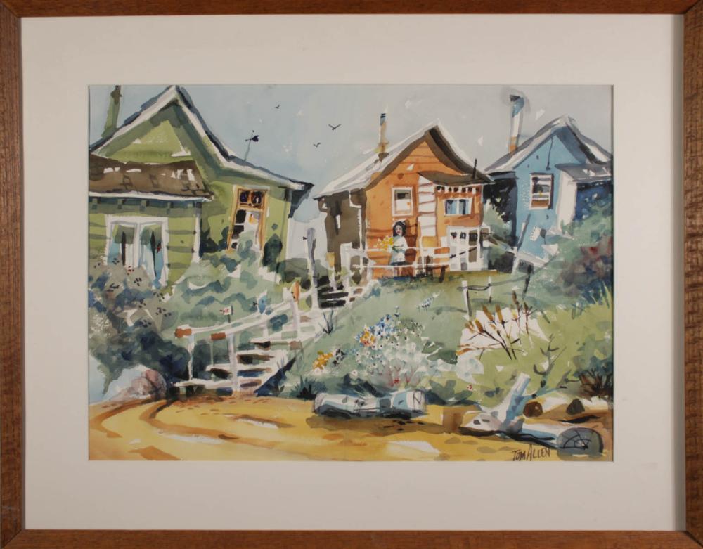 TOM ALLEN WATERCOLOR ON PAPERTOM