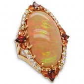 TOM CASTOR 18K GOLD, 34CT OPAL