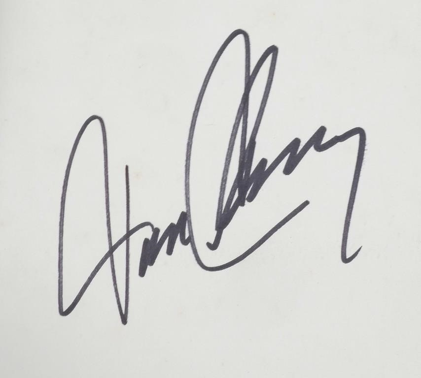 TOM CLANCY SIGNED HUNT FOR RED