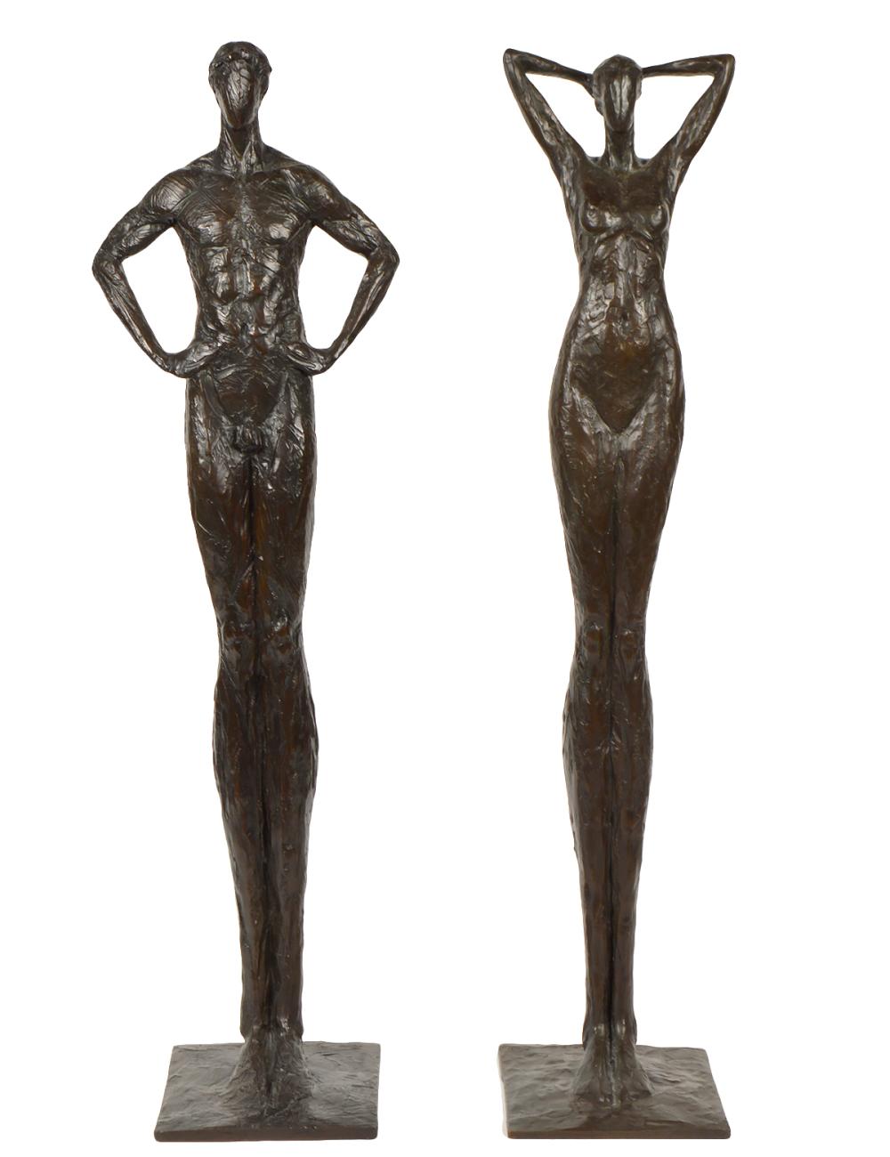 TOM CORBIN MALE & FEMALE BRONZES
