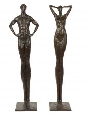 TOM CORBIN MALE & FEMALE BRONZ