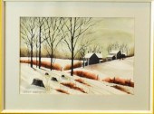 TOM COSTA WATERCOLOR ON PAPERW