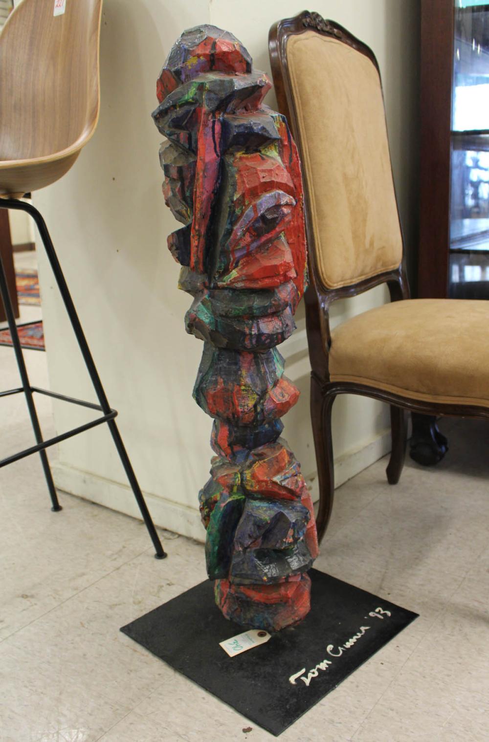 TOM CRAMER CARVED AND PAINTED