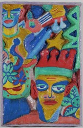 TOM CRAMER CARVED AND PAINTED