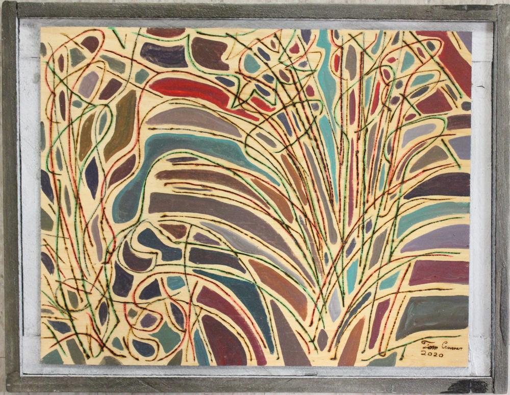 TOM CRAMER OIL AND WOODBURNING ON