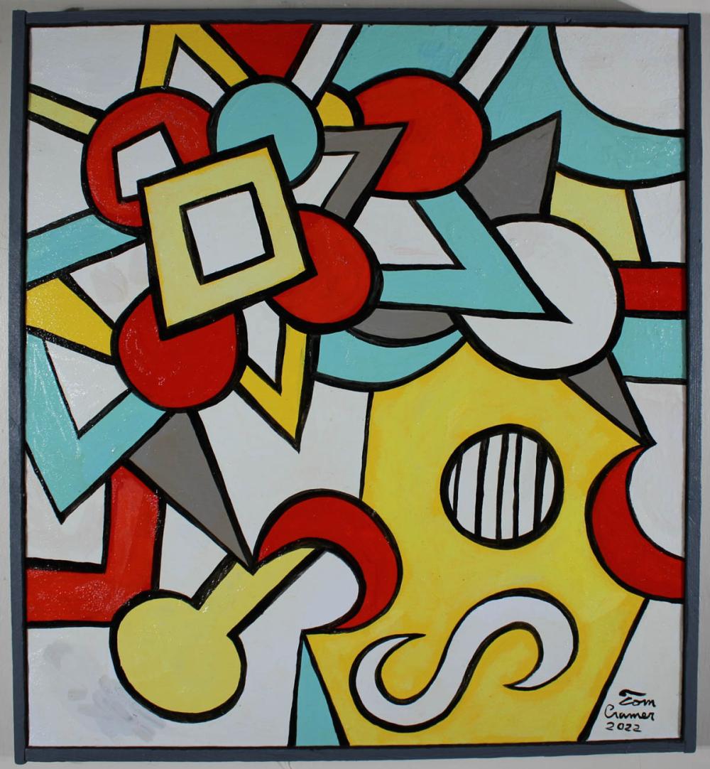 TOM CRAMER OIL ON CANVASTOM