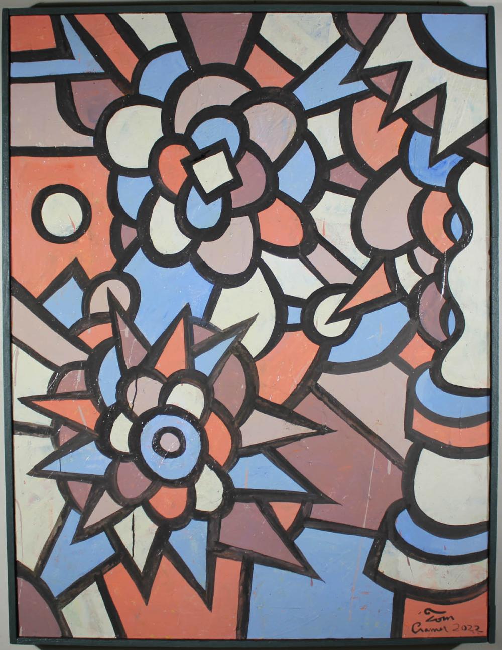 TOM CRAMER OIL ON CANVASTOM