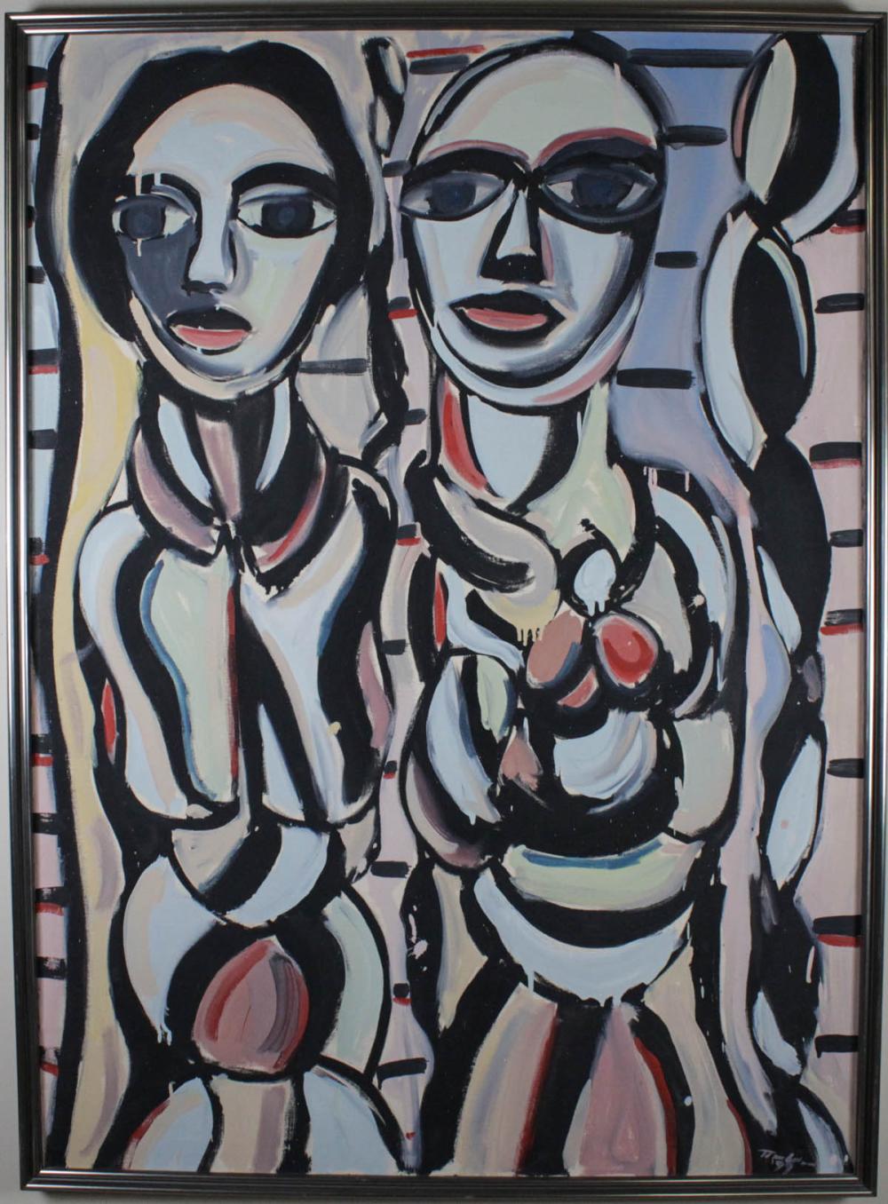 TOM CRAMER OIL ON CANVASTOM