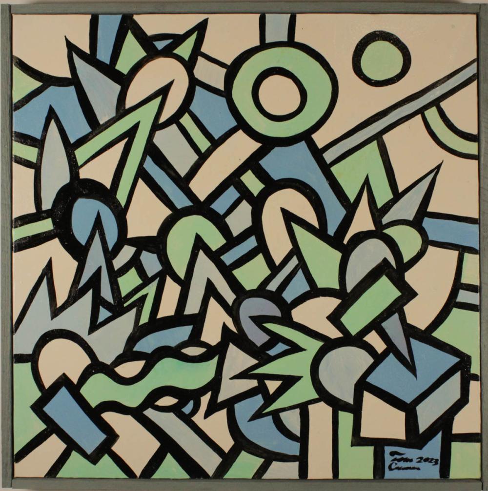 TOM CRAMER OIL ON CANVASTOM