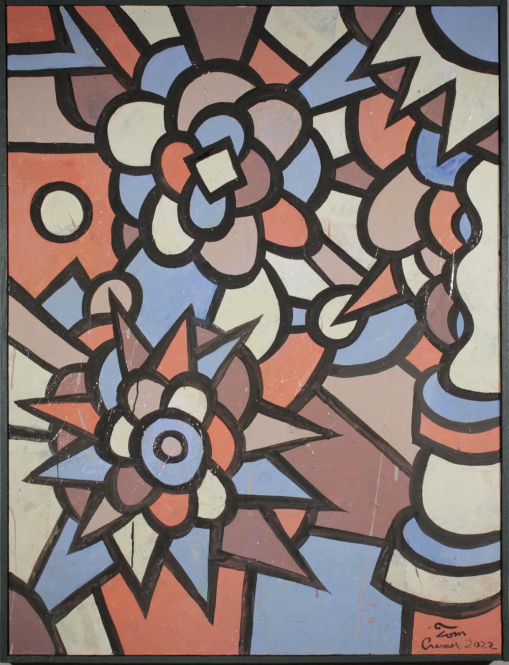 TOM CRAMER OIL ON CANVASTOM