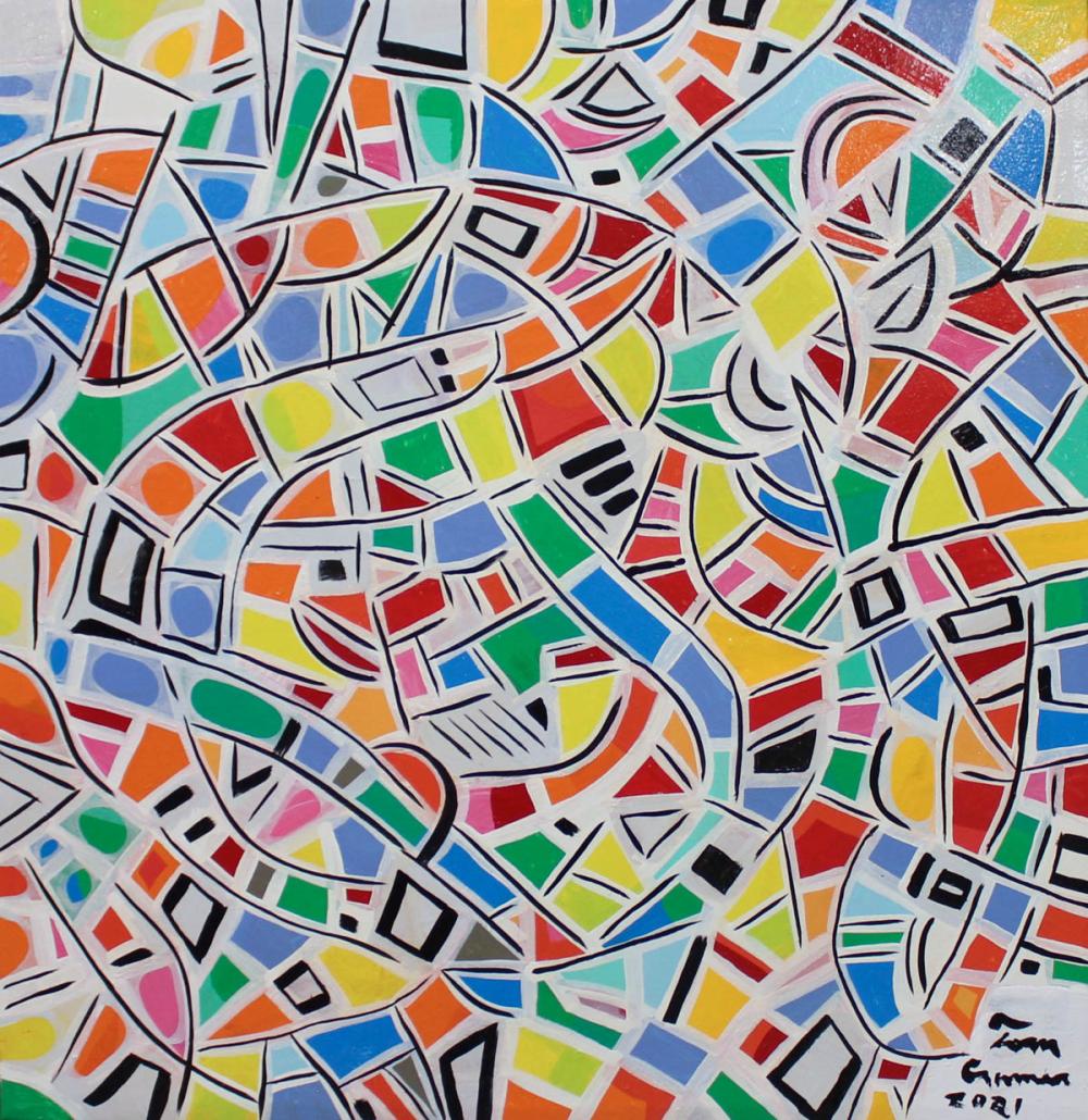 TOM CRAMER OIL ON CANVASTOM