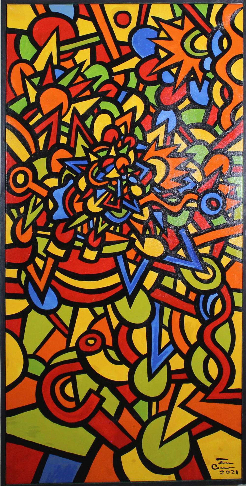 TOM CRAMER OIL ON CANVASTOM