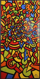 TOM CRAMER OIL ON CANVASTOM CR