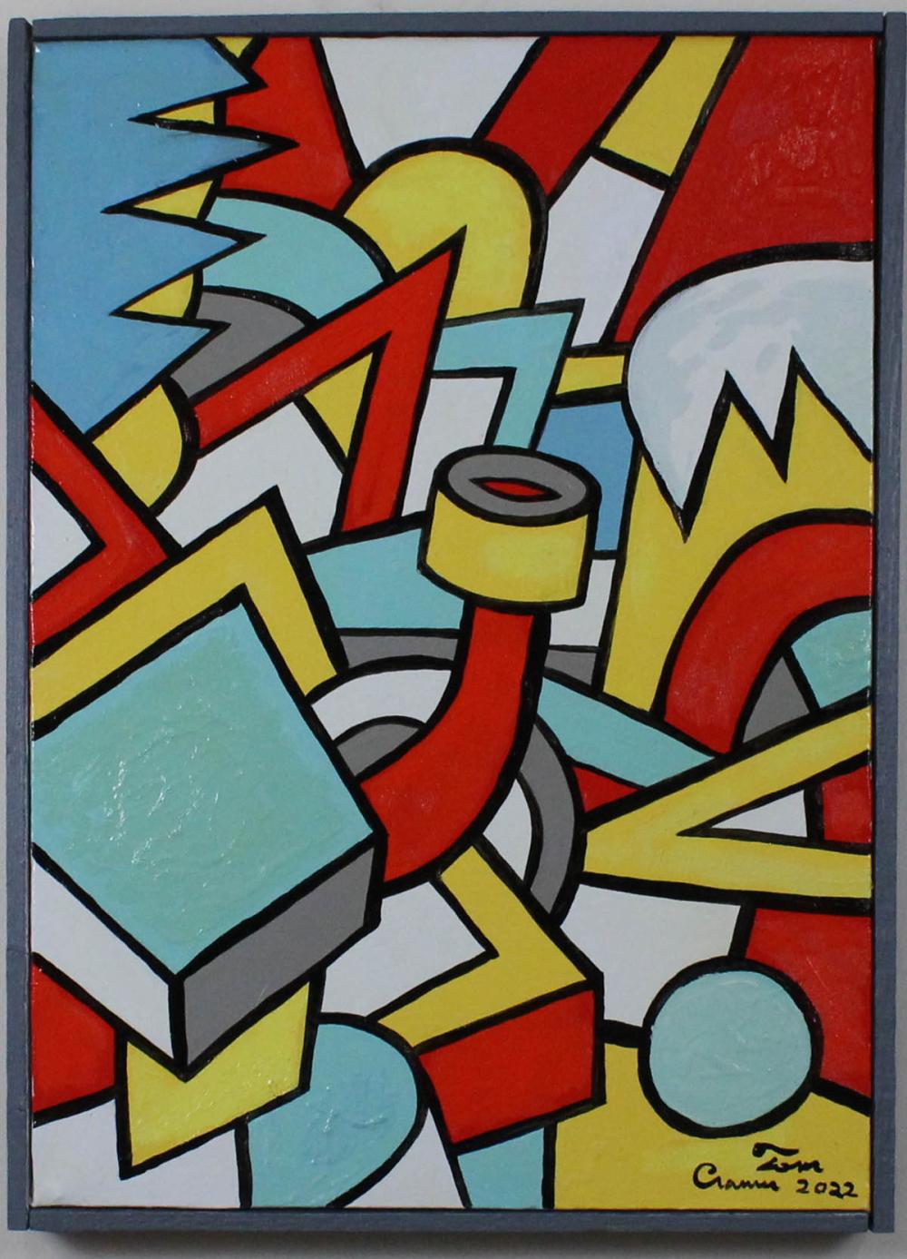 TOM CRAMER OIL ON CANVASTOM