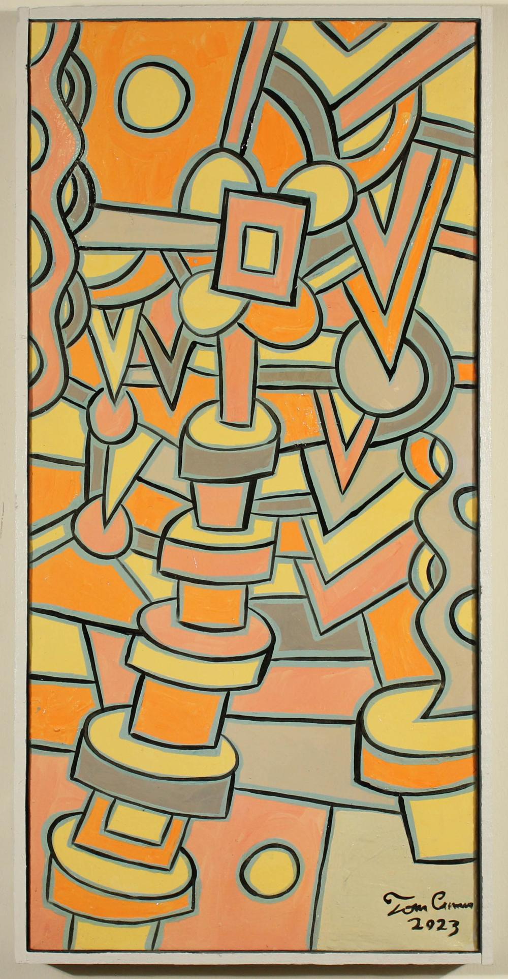 TOM CRAMER OIL ON CANVASTOM