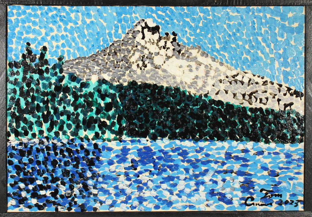 TOM CRAMER OIL ON CANVASTOM