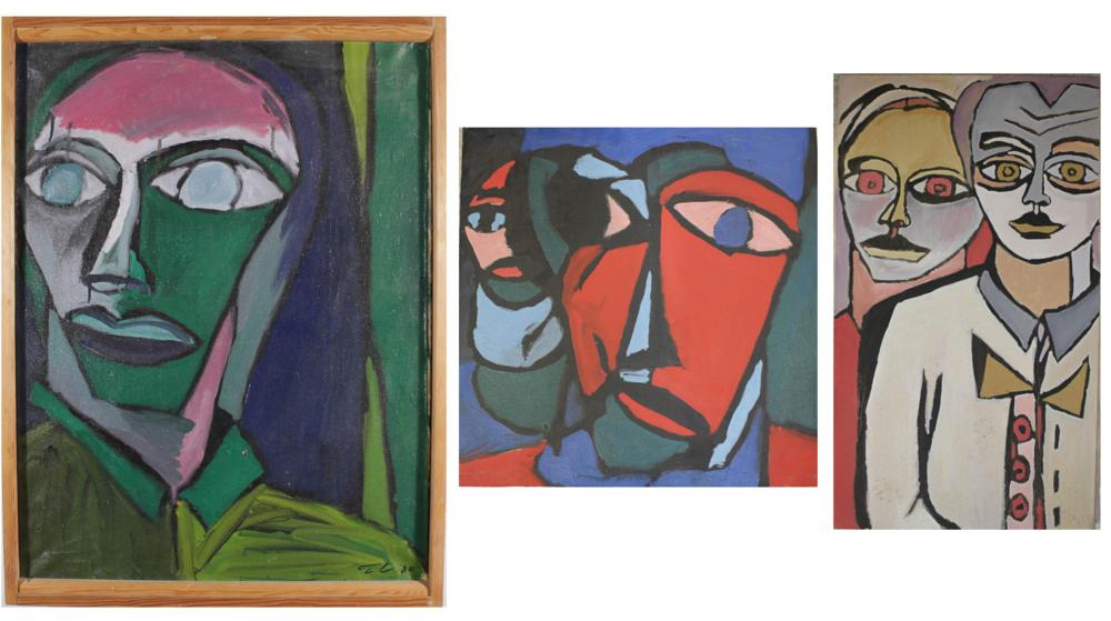 TOM CRAMER THREE OILS ON