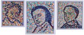TOM CRAMER THREE OILS ON CANVA