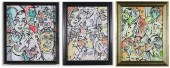 TOM CRAMER THREE WATERCOLORS A