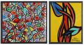 TOM CRAMER TWO OILS ON CANVAST