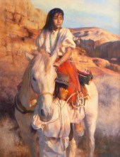 TOM DARRO (1946- ), IN NAVAJO