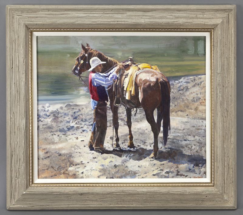Tom Dorr ''After the Drink'' oil on