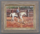 Tom Dorr ''Headin' Out'' oil o