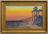 Tom Eason Orientalist gouache