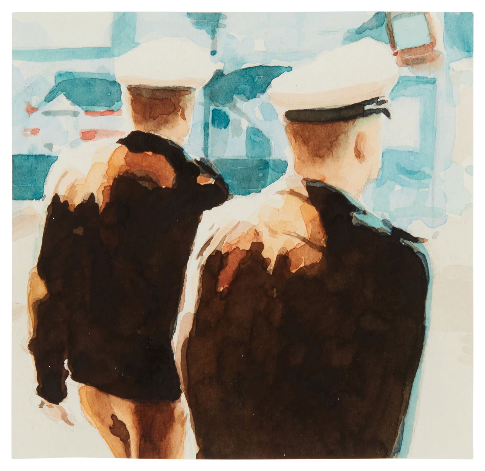 TOM FABRITIUS (B. 1972), MEN IN