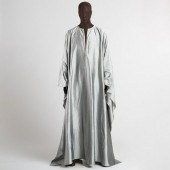 TOM FORD GREY SILK CAFTANLabel